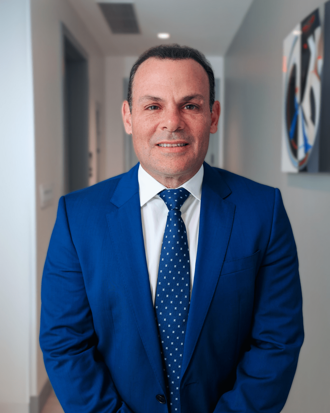 Alon Barzakay attorney in blue suit